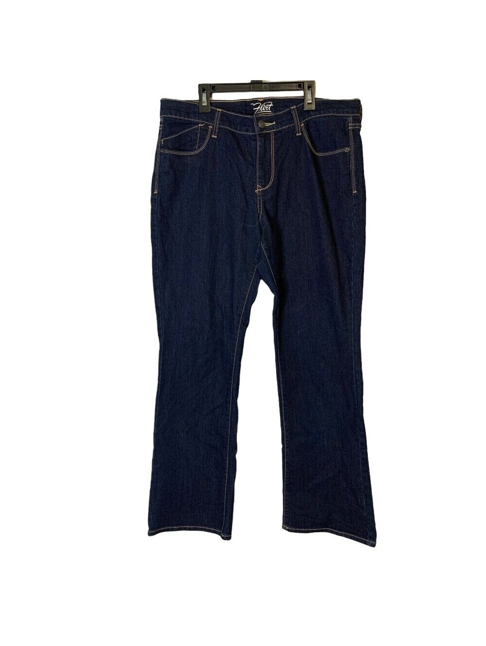 Old Navy The Flirt Bootcut Jeans Dark Wash Stretch Size 12 Short RN54023